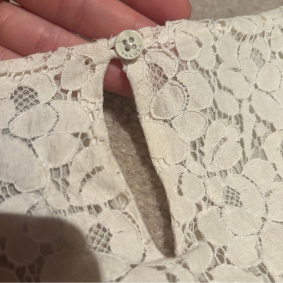 ARITZIA TALULA Betsy Lace Blouse in White size M - Picture 7 of 10